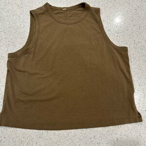 lululemon athletica Brown Tank Top